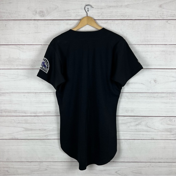 Vintage 90s Colorado Rockies MLB x Russell Athletic Diamond Jersey Sz 40 - Picture 2 of 7